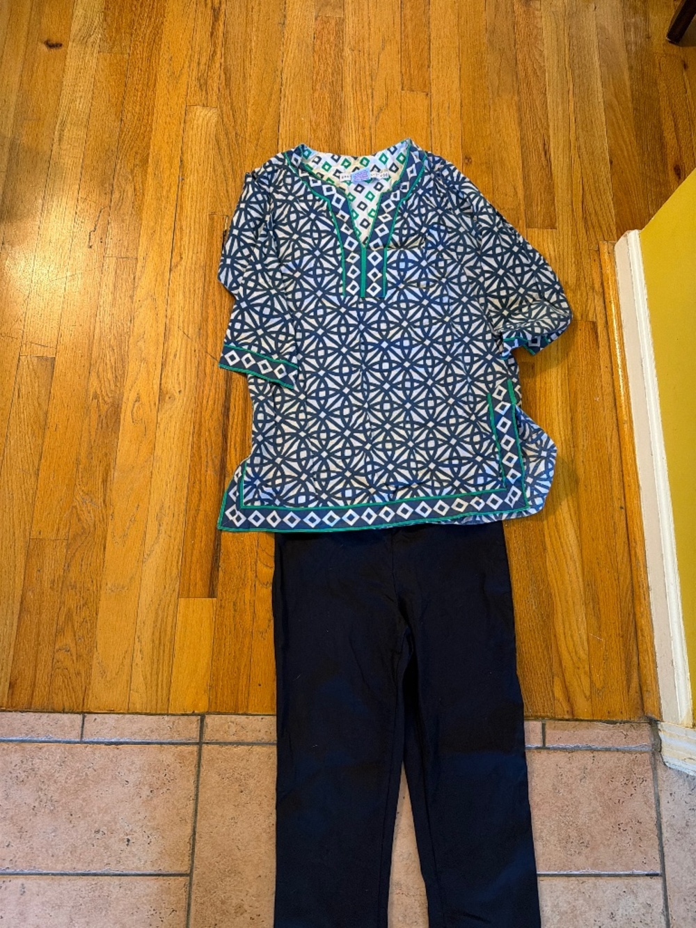 Gretchen Scott tunic top and pants